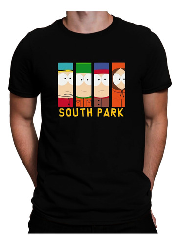 Camiseta South Park Desenho Cartman Kenny Camisa Manga Curta