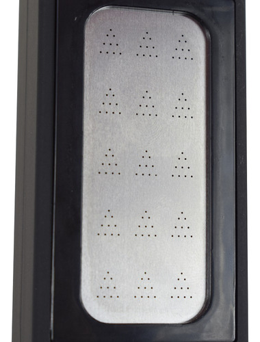 Ducha Autolimpante Preto Abs Com Ducha Manual 3 Jatos Abs Acabamento Fosco