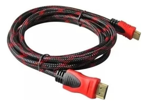 Cable Hdmi 5 Metros Full Hd 1080p Laptop Pc Tv Ps3 Ps4 Video