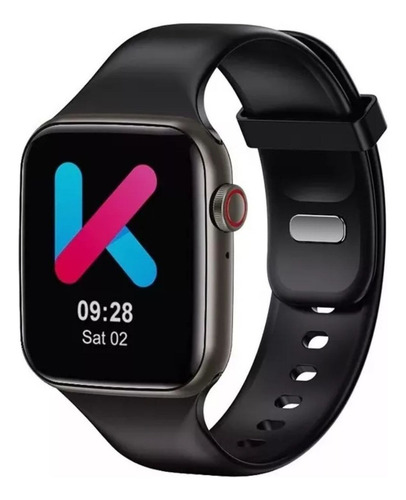 Smartwatch Kumi Ku2 Pro Relógio Inteligente 1.69 Polegadas Caixa Preto Pulseira Preto
