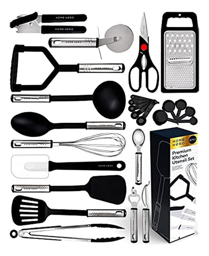 Home Hero Juego De Utensilios De Cocina De 25 Piezas - Utens