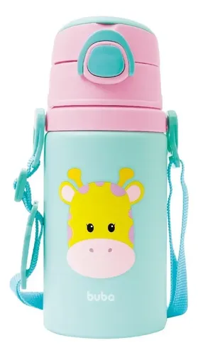 Garrafinha de Alumínio Animal Fun Girafa