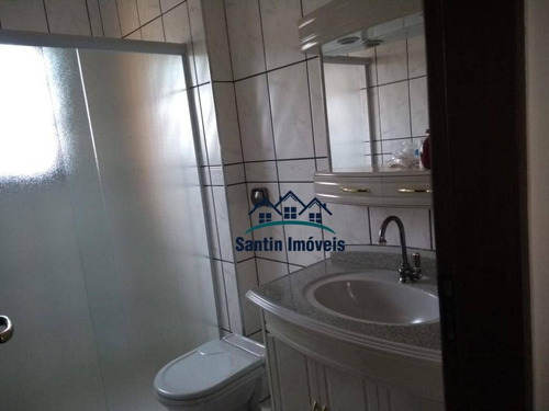 Imagem 8 de 13 de Sobrado Com 3 Quartos (02 Suítes )quintal, Ótimo Acabamento,02 Vagas Cobertas À Venda, 138 M² - Jardim Haydee - Mauá/sp - So0444