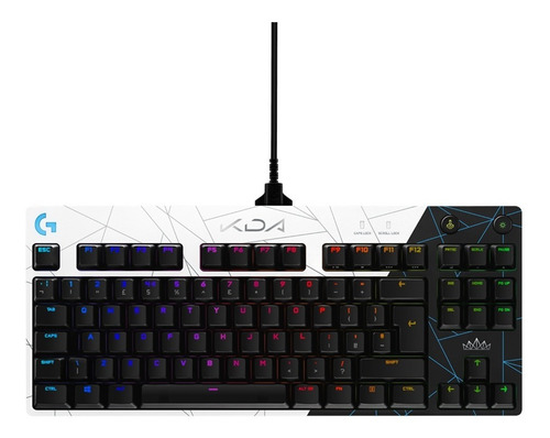 Teclado Gamer Mecanico Logitech G Pro Kda Lol - Revogames