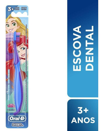 Escova dental infantil Oral-B stages 1 unidade 5 a 7 anos	