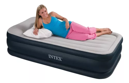 Colchon Inflable Intex 1 Plaza 99cm Ancho Sommier #67732