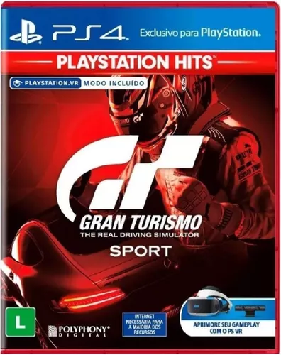 Jogo PS4 - Gran Turismo Sport (Mídia Física) - FF Games - Videogames Retrô