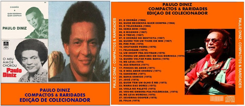 Cd Paulo Diniz - Compactos & Raridades