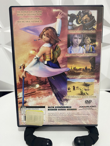 Final Fantasy X Ps2 + Caja De Disco Final Fantasy X-2 (Usado)