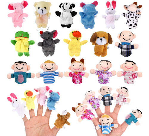 Set De 16 Muñecos De Peluche Con Forma De Muñecos, Animales,