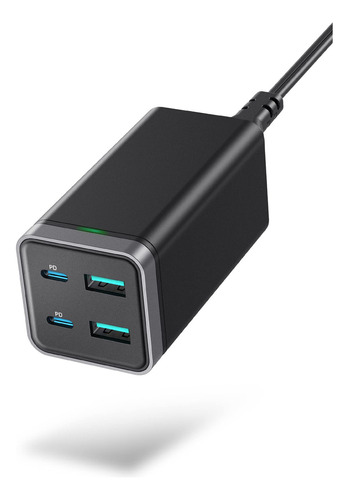 Gan - Cargador Usb C, Estacin De Carga Usb De Escritorio De