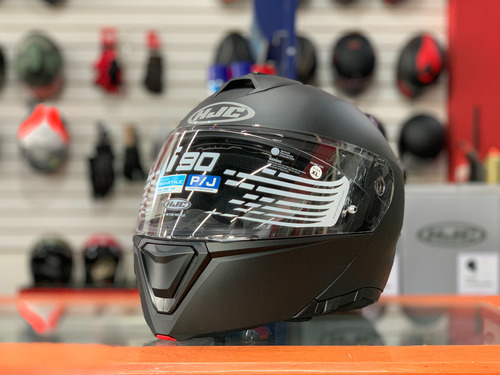 Casco Hjc I90 Solido Negro Solido L