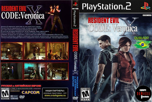 Resident Evil Code Veronica Br Dublado Em Português Ps2 Dvd 