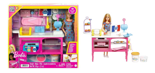 Barbie Pastelería Set Accesorios Mattel (Usado)