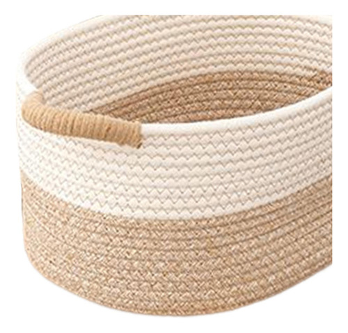 Cestas Tecidas Corda Para Organizar, Cesta 22cmx16cmx11cm