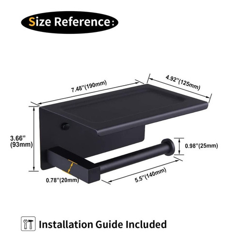 Sjp Zjcompatible Soporte Para Papel Higiénico Con Estante