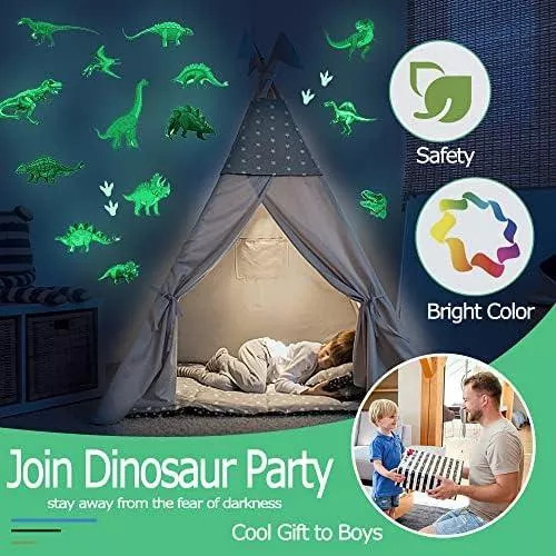 ( Calcomanías De Pared Con Forma De Dinosaurio, Pegatinas