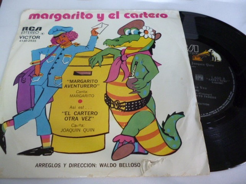 Margarito Terere Y El Cartero Waldo Belloso Simple 7 Arg Pro (Usado)