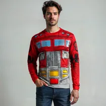Comprar Remera Manga Larga Optimus Prime Transformers Ranwey Pr524