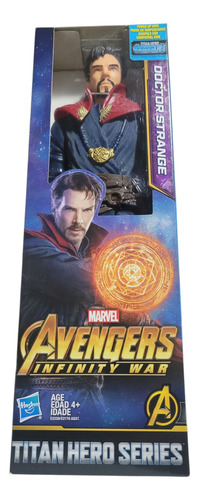 Boneco Doutor Estranho Marvel 30cm Articulado Da Hasbro.