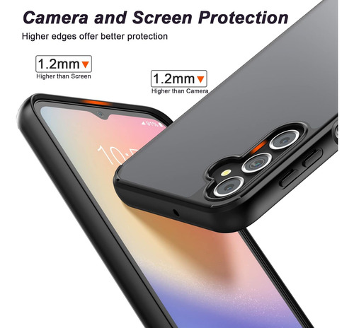 Funda Acrilico Uso Rudo Carcasa Para Samsung Galaxy A24+mica