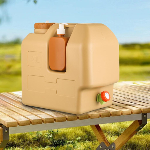 Contenedor De Agua De 20l, Cubo De Agua Para Camping Con