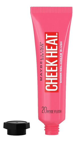 Rubor Cheek Heat Pink Rose Flush 20 Maybelline Ny