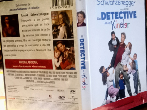 Arnold Schwarzenegger/ Un Detective En El Kinder Dvd Origina