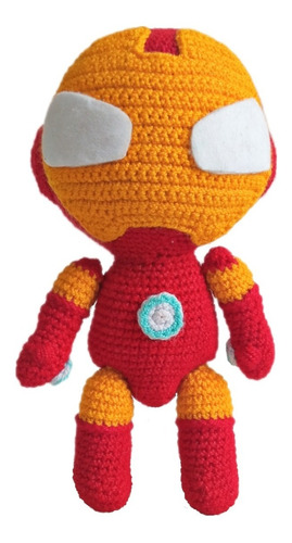 Muñeco Iron Man Amigurumi Tejido Mora Morada