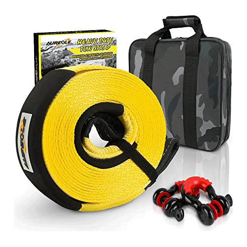 Kit De Cuerda De Remolque De Recuperación Resistente 3...