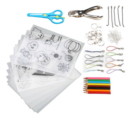 Lámina De Plástico Térmico Shrink Art Kit, Multiusos, Con Or