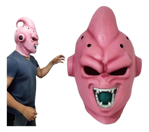 Máscara Majin Boo Dragon Ball Z - Majin Buu - Latex 100% 