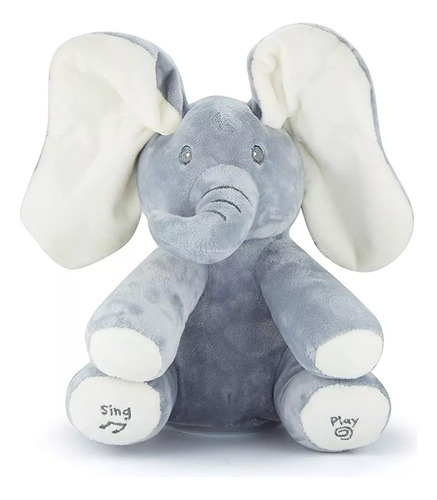 Elefante Juguete Musical Canta Y Baila Peluche Orejas