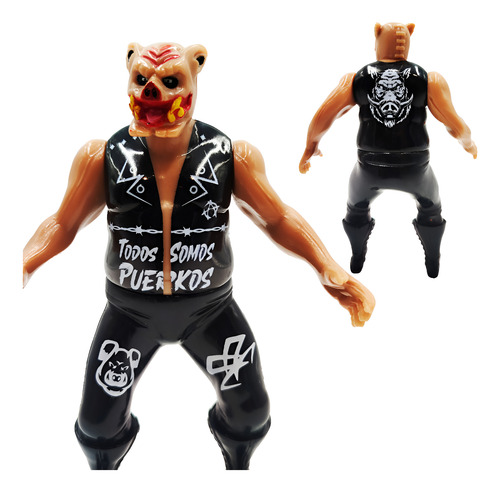 Puerquiza Extrema Luchador Pig Decapitador Figura Accion