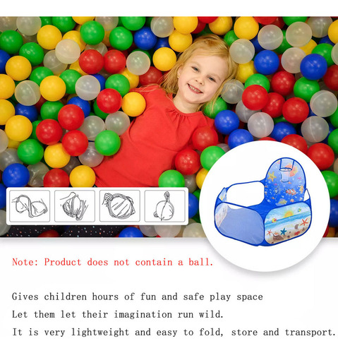 Carpa De Billar Para Niños, Parque De Pelota, Plegable, Cast