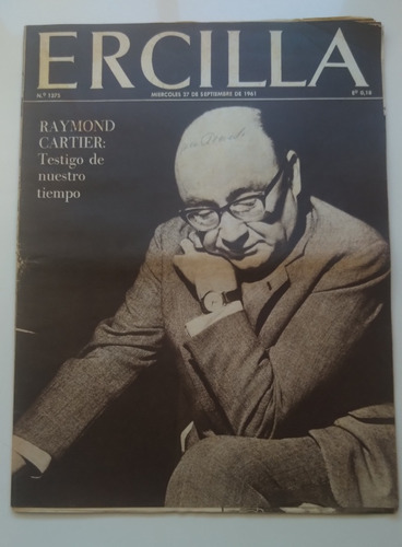 Revista Ercilla N 1.375 Miércoles 27 De Septiembre De 1961 J