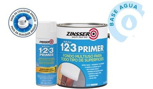 Imagen 4 de 5 de Imprimante Sellador En Aerosol Zinsser 123 Color Blanco 369g