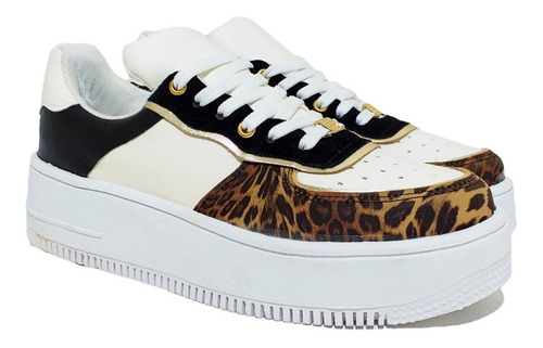 Imagen 1 de 6 de Zapatillas Praga Animal Print