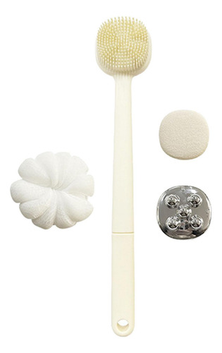 Cepillo De Ducha Frotador De Espalda Herramienta De