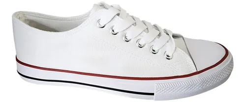 Zapatilla Hombre Urbana De lona Casual - Blanco - 7090 +1