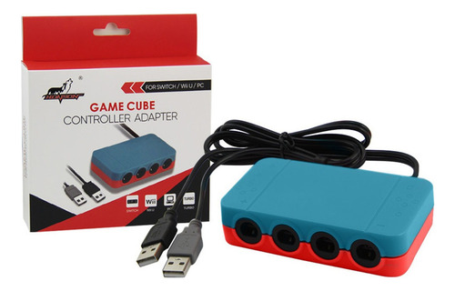 Adaptador De Controles Para Switch, Wii U, Pc Gamecube