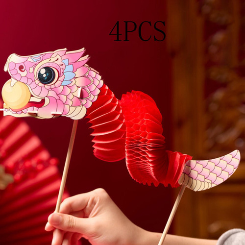 Kit De 4 Piezas De Serpientes Para Hacer Tú Mismo, Rosa