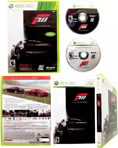 Jogo Forza Motorsport 3 Xbox 360 Europeu Mídia Física Original (Seminovo)