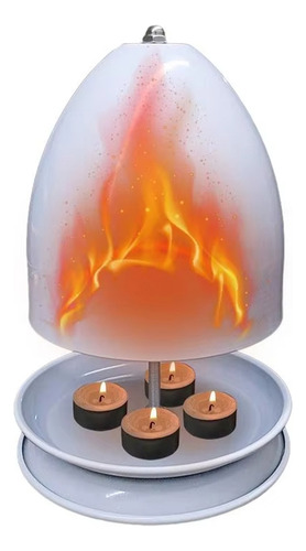 Calentador De Velas De Té De Metal Con Velas, Calentador De