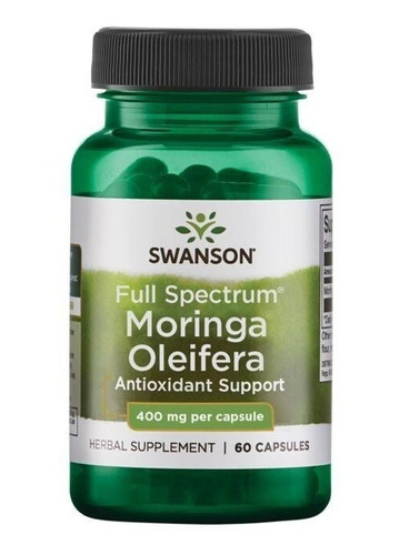 Moringa Oleifera 400mg 60 Capsulas Antioxidante