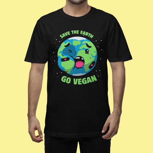 Camiseta Vegano Lover Salva La Tierra