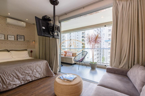Apartamento Com 1 Dormitório(s) Localizado(a) No Bairro Brooklin Em São Paulo / São Paulo - 18802:927645