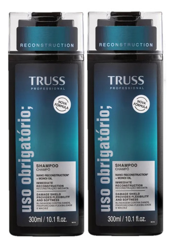 Kit 2 Truss Uso Obrigatório Reconstruction - Shampoo 300ml