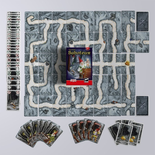 Imagen 4 de 4 de Saboteur Juego De Mesa Buró Familiar