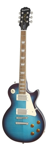 Guitarra elétrica Epiphone Les Paul Standard Plustop Pro de  mogno blueberry burst com diapasão de pau ferro